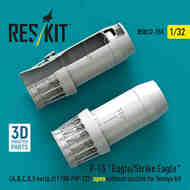 F-15A F-15C F-15C F-15D F-15E F-15J Eagle Open Exhaust Nozzles (TAM kit) #RSU32-0151
