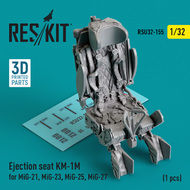 Ejection seat KM-1M for Mikoyan MiG-21, MiG-23, MiG-25, MiG-27 (1 pcs) (3D-Printed) #RSU32-0155