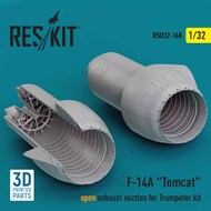 F-14A Tomcat Open Exhaust Nozzles (TRP kit) #RSU32-0160