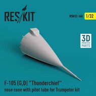 F-105G F-105D Thunderchief Nose Cone with Pitot Tube (TRP kit) #RSU32-0168