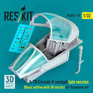  ResKit  1/32 LTV A-7D Corsair II cockpit (Basic edition with 3D decals) RSU32-0192