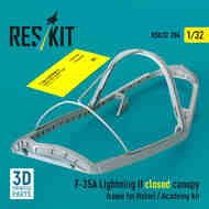 Lockheed-Martin F-35A Lightning II closed canopy frame RSU32-0204