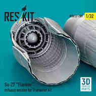 Su-27 Flanker Exhaust Nozzles (TRP kit) #RSU32-0209