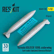  ResKit  1/32 Tornado IDS/ECR 1500L Underwing Fuel Tanks Welded (Germany/Italy) RSU32-0235