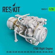  ResKit  1/35 T700 Right Engine (Sikorsky SH-60B, SH-60F, HH-60H, MH-60R, MH-60S, MH-60L, UH-60A, HH-60) OUT OF STOCK IN US, HIGHER PRICED SOURCED IN EUROPE RSU35-0009