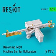  ResKit  1/35 Browning M60 Machine Gun for Helicopters (2 pcs) RSU35-0015