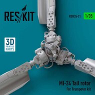  ResKit  1/35 Mi-24 Hind Tail Rotor (TRP kit) RSU35-0021