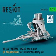  Reskit  1/35 AH-64 Apache M230 Chain Gun in Fly Postion (TAK/ACA kit) OUT OF STOCK IN US, HIGHER PRICED SOURCED IN EUROPE RSU35-0048