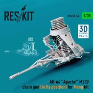  ResKit  1/35 Boeing/Hughes AH-64 Apache M230 chain gun (in fly position) OUT OF STOCK IN US, HIGHER PRICED SOURCED IN EUROPE RSU35-0056