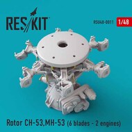  ResKit  1/48 Rotor forSikorsky CH-53E, MH-53, HH-53 (Pave Low III, CH-53GA, CH-53GS/G, Sea Stallion) RSU48-0011