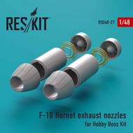  ResKit  1/48 F-18 Hornet exhaust nozzles RSU48-0027