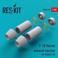  ResKit  1/48 F-18 Hornet exhaust nozzles RSU48-0028