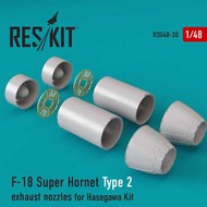  ResKit  1/48 Boeing F/A-18E F/A-18F Super Hornet Type 2 exhaust nozzles RSU48-0030