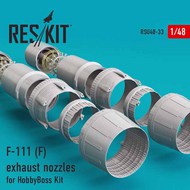  ResKit  1/48 General-Dynamics F-111F exhaust nozzles RSU48-0033