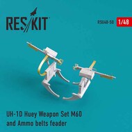  ResKit  1/48 Bell UH-1D Huey Weapon Set M60 and Ammo belts feader Upgrade set RSU48-0050