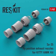  ResKit  1/48 Sukhoi Su-35 fly position exhaust nozzles OUT OF STOCK IN US, HIGHER PRICED SOURCED IN EUROPE RSU48-0058