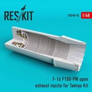  ResKit  1/48 F-16 (F100-PW) open exhaust nozzles RSU48-0082