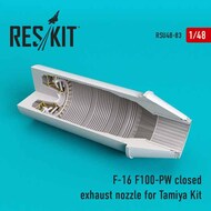  ResKit  1/48 F-16 (F100-PW) closed exhaust nozzles RSU48-0083