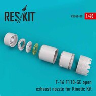  ResKit  1/48 F-16 (F110-GE) open exhaust nozzle OUT OF STOCK IN US, HIGHER PRICED SOURCED IN EUROPE RSU48-0088