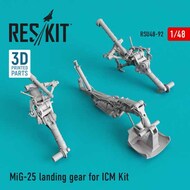 MiG-25 Foxbat Landing Gear Set (ICM kit) #RSU480092