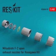  ResKit  1/48 Mitsubishi F-2 open exhaust nozzles RSU48-0099