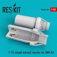  ResKit  1/48 McDonnell F-15 Eagle closed exhaust nozzles OUT OF STOCK IN US, HIGHER PRICED SOURCED IN EUROPE RSU48-0104