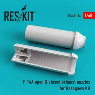  ResKit  1/48 Grumman F-14A Tomcat open & closed exhaust nozzles OUT OF STOCK IN US, HIGHER PRICED SOURCED IN EUROPE RSU48-0156