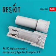  ResKit  1/48 RA-5C Vigilante exhaust nozzles early type RSU48-0163