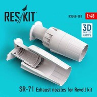 Lockheed SR-71 Exhaust nozzles for Revell kit #RSU48-0181