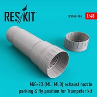  ResKit  1/48 Mikoyan MiG-23ML, MLD) exhaust nozzle parking & fly position RSU48-0186