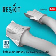 ResKit  1/48 Dassault Rafale air intakes (3D Printing) OUT OF STOCK IN US, HIGHER PRICED SOURCED IN EUROPE RSU48-0221