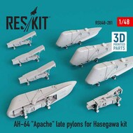  ResKit  1/48 Boeing/Hughes AH-64 'Apache' late pylons OUT OF STOCK IN US, HIGHER PRICED SOURCED IN EUROPE RSU48-0281