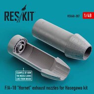  ResKit  1/48 F/A-18 Hornet exhaust nozzles RSU48-0307