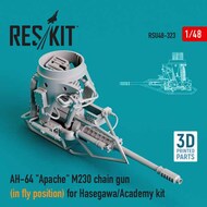  ResKit  1/48 Boeing/Hughes AH-64 'Apache' M230 chain gun (in fly position) OUT OF STOCK IN US, HIGHER PRICED SOURCED IN EUROPE RSU48-0323