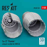 Su-27 Flanker Exhaust Nozzles (GWH kit) #RSU48-0361