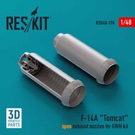 F-14A Tomcat Open Exhaust Nozzle Set (GWH kit) #RSU48-0370