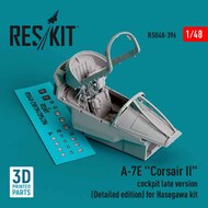 A-7E Corsair II Late Cockpit Set Detailed Edition (HAS kit) #RSU48-0396