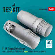 F-15A F-15B F-15C F-15D F-15E F-15J Eagle Open Exhaust Nozzles (GWH kit) #RSU48-0450
