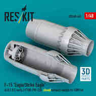 F-15A F-15B F-15C F-15D F-15E F-15J Eagle Closed Exhaust Nozzles (GWH kit) #RSU48-0451