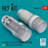 McDonnell F-15A, F-15B, F-15C, F-15D, F-15E, JF-15 Eagle (F100-PW-220) open exhaust nozzles #RSU48-0453