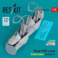 Mirage 2000D Cockpit Set (KIN kit) Detailed Edition #RSU48-0461