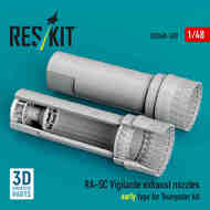 RA-5C Vigilante exhaust nozzles early type #RSU48-0509