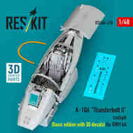 Fairchild A-10A Thunderbolt II cockpit (Basic edition with 3D-decals) #RSU48-0518