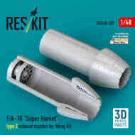 F-18E F-18F Super Hornet EA-18G Growler Exhaust Nozzles Type 2 (MNG kit) #RSU48-0521