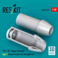F-18E F-18F Super Hornet EA-18G Growler Exhaust Nozzles Type 1 (HAS kit) #RSU48-0522