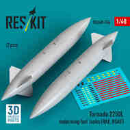 Panavia Tornado 2250L underwing fuel tanks (RAF, RSAF) (2 pcs) #RSU48-0554