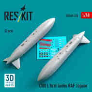 1200L fuel tanks RAF Sepecat Jaguar (designed to be used with Airfix kits) (2 pcs) #RSU48-0576