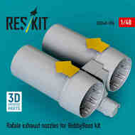Dassault Rafale exhaust nozzles (designed to be used with Hobby Boss kits) (3D-Printed) #RSU48-0596