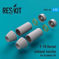  ResKit  1/72 McDonnell-Douglas F/A-18E exhaust nozzles OUT OF STOCK IN US, HIGHER PRICED SOURCED IN EUROPE RSU72-0030