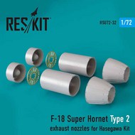 Boeing F/A-18E F/A-18F Super Hornet Type 2 exhaust nozzles OUT OF STOCK IN US, HIGHER PRICED SOURCED IN EUROPE #RSU72-0032